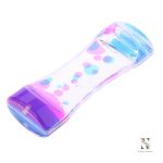 Sablier design, fluide coloré pour décoration intérieure