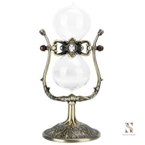 Sablier grande taille en verre décoratif pour la maison