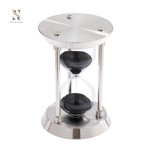 Sablier gris élégant pour une décoration moderne