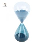 Sablier design en verre et sable, accessoire esthétique