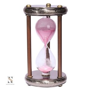 Sablier décoratif en verre Hourglass pour une ambiance élégante