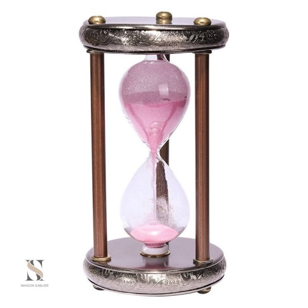 Sablier décoratif en verre Hourglass pour une ambiance élégante