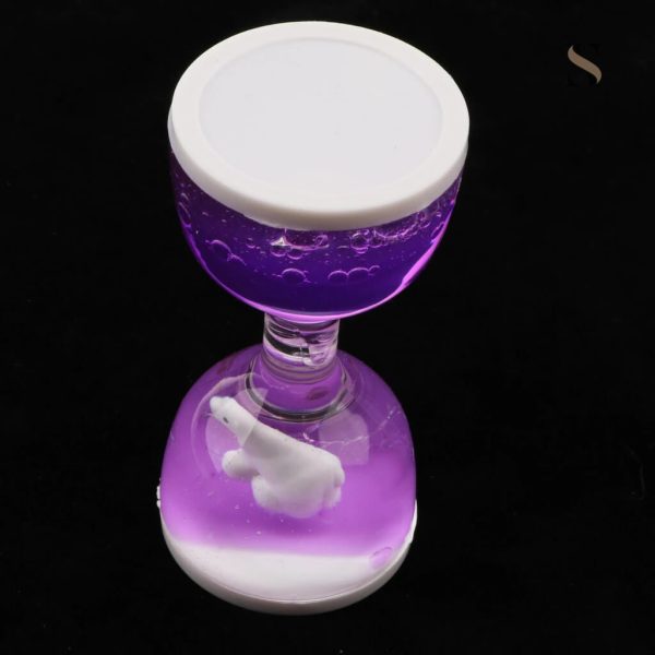 Sablier huile liquide, objet d'art pour un cadre moderne