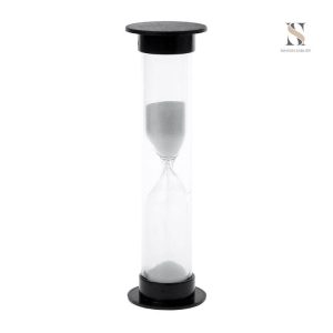 Sablier jeu temps en verre coloré pour un décor unique
