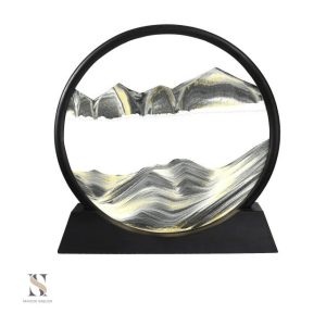 Sablier Lave décoratif en verre pour décoration intérieure