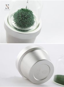 Sablier en métal avec limaille de fer, design unique