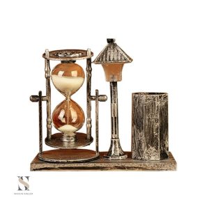 Sablier lumineux design moderne pour décoration intérieure