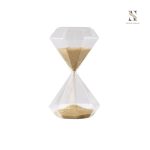 Sablier marocain décoratif en verre et sable