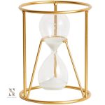 Sablier métallique élégant pour une décoration moderne
