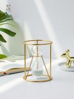 Sablier en métal, accessoire de temps stylé et fonctionnel