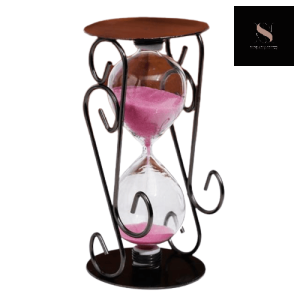 Sablier Minutes, accessoire de décoration pour minuter des tâches