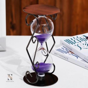 Sablier design, objet décoratif pour gestion du temps