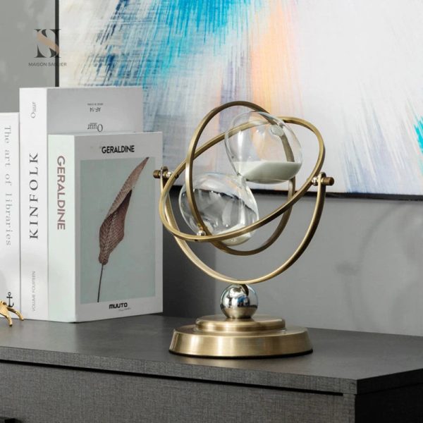Sablier décoratif, objet d'art moderne pour la maison