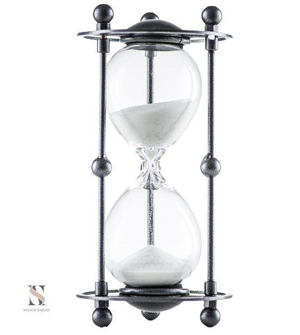 sablier-moyen-age-1 Sablier Moyen Age en verre décoratif