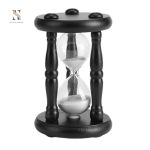 Sablier noir et blanc élégant pour la décoration intérieure
