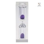 Sablier œuf décoratif en verre pour mesurer le temps
