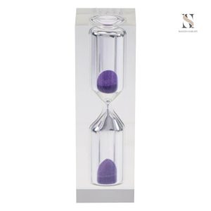 Sablier œuf décoratif en verre pour mesurer le temps