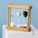 Minuteur sablier design pour œufs à la coque, pratique et élégant