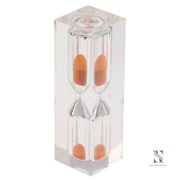 sablier-orange-1 Sablier Orange moderne en verre et sable