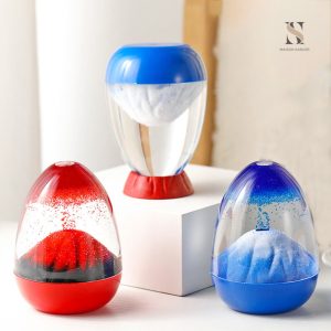Sablier décoratif avec un effet paradoxal captivant