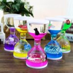 Sablier coloré, design pingouin, accessoire de décoration