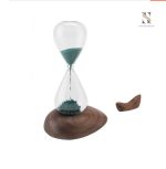 Sablier décoratif avec poudre de fer scintillante