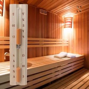 Sablier pour sauna, indicateur de temps pour séances relaxantes