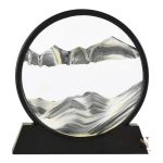 Sablier rond en verre pour mesurer le temps