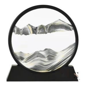 Sablier rond en verre pour mesurer le temps