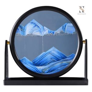 Sablier Rond Paysage en décoration intérieure