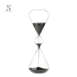 Sablier Scandinave élégant en verre et sable