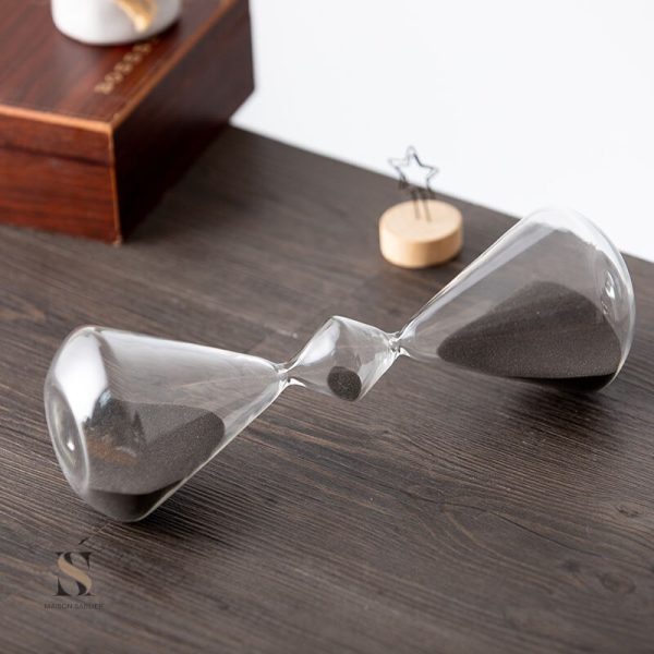 Sablier décoratif, design scandinave, pièce unique