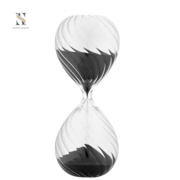 sablier-spirale-1 Sablier Spirale décoratif en verre pour un style moderne