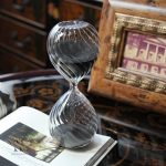 Sablier en spirale, accessoire élégant pour la décoration intérieure