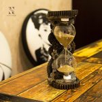 Sablier décoratif au style steampunk unique