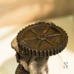 Objet de décoration steampunk : sablier artistique