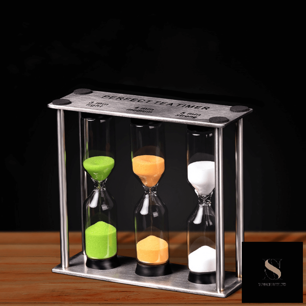 Sablier design pour un thé parfaitement infusé