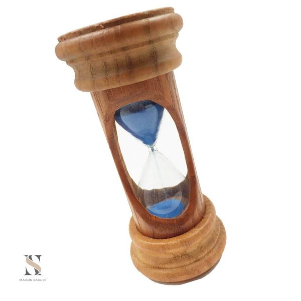 Sablier classique en bois, idéal pour moments de détente