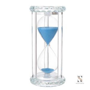 Sablier transparent élégant pour une décoration moderne