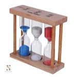 Sablier à trois compartiments pour le timing créatif
