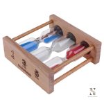 Accessoire de décoration : sablier triple en plusieurs couleurs