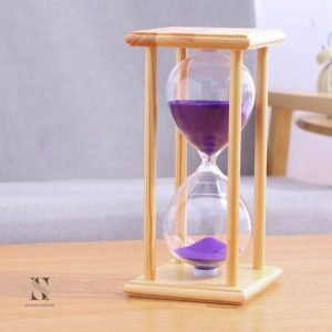 Sablier décoratif pour une heure, idéal pour le bureau
