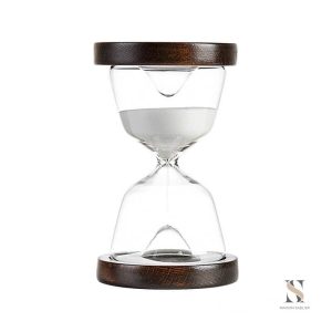 Sablier en verre décoratif pour une touche élégante