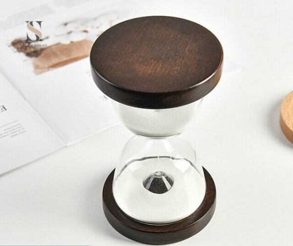 Sablier en verre, objet décoratif pour un style moderne