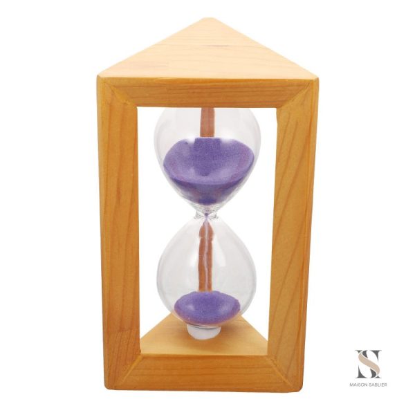 sablier-violet-1 Sablier violet décoratif pour une ambiance élégante