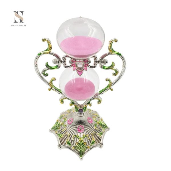 Sablier en verre XXL, accessoire décoratif et fonctionnel