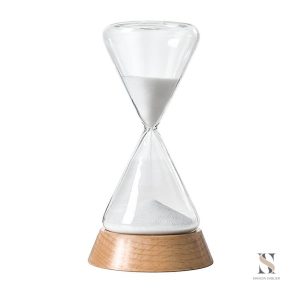 Sablier Zen en verre pour une décoration apaisante