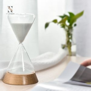 Sablier de méditation, accessoire zen pour intérieur chic
